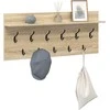 Prikabinamas paltas su lentyna Sonoma ąžuolas 100 x 40 x 12 cm
