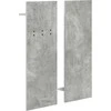 Prikabinamas paltas su lentyna Betono pilka 70 x 10 x 90 cm