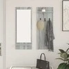 Prikabinamas paltas su lentyna Pilkas Sonoma 70 x 10 x 90 cm