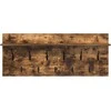 Prikabinamas paltas su lentyna Rūkyta ąžuolas 100 x 40 x 12 cm