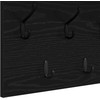 Prikabinamas paltas Sieninis Juodas ąžuolas 100 x 40 x 12 cm