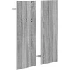 Prikabinamas paltas su lentyna Pilkas Sonoma 70 x 10 x 90 cm