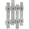 Prikabinamas paltas su saugykla Betono pilka 60 x 3 x 82 cm