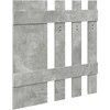 Prikabinamas paltas su saugykla Betono pilka 100 x 10 x 100 cm