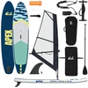 Pripučiamas SUP lenta su burės APEX 330 x 76 x 15 cm Mėlyna