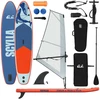 Pripučiamas SUP lenta su burės SCYLLA 330 x 76 x 15 cm Mėlyna