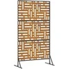 Privatumo žaliuzės 100 x 50 x 180 cm Rūdijanti