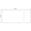 Privatumo suteikiantis tinklelis, juodas, 1,2x10m, HDPE