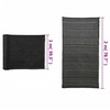 Privatumo suteikiantis tinklelis, juodas, 2x10 m, HDPE