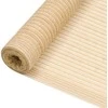 Privatumo suteikiantis tinklelis, smėlio, 2x10m, HDPE, 75g/m²
