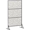 Privatumo žaliuzės 100 x 50 x 180 cm Nerūdijantis plienas