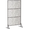 Privatumo žaliuzės 100 x 50 x 180 cm Nerūdijantis plienas