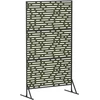 Privatumo žaliuzės 100 x 50 x 180 cm Plienas Alyvuogių žalia