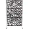 Privatumo žaliuzės 100 x 50 x 180 cm Plienas Juoda