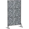 Privatumo žaliuzės 100 x 50 x 180 cm Plienas Antracito