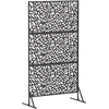 Privatumo žaliuzės 100 x 50 x 180 cm Plienas Juoda