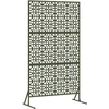 Privatumo žaliuzės 100 x 50 x 180 cm Plienas Alyvuogių žalia