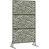 Privatumo žaliuzės 100 x 50 x 180 cm Plienas Alyvuogių žalia