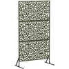 Privatumo žaliuzės 100 x 50 x 180 cm Plienas Alyvuogių žalia