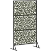 Privatumo žaliuzės 100 x 50 x 180 cm Plienas Alyvuogių žalia