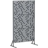 Privatumo žaliuzės 100 x 50 x 180 cm Plienas Antracito