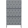 Privatumo žaliuzės 100 x 50 x 180 cm Plienas Antracito
