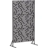 Privatumo žaliuzės 100 x 50 x 180 cm Plienas Juoda