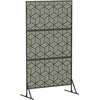 Privatumo žaliuzės 100 x 50 x 180 cm Plienas Alyvuogių žalia