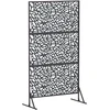 Privatumo žaliuzės 100 x 50 x 180 cm Plienas Antracito