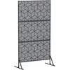 Privatumo žaliuzės 100 x 50 x 180 cm Plienas Antracito