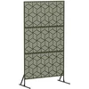 Privatumo žaliuzės 100 x 50 x 180 cm Plienas Alyvuogių žalia
