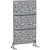 Privatumo žaliuzės 100 x 50 x 180 cm Plienas Antracito