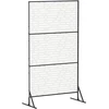Privatumo žaliuzės 100 x 50 x 180 cm Plienas Balta