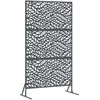Privatumo žaliuzės 100 x 50 x 180 cm Plienas Antracito