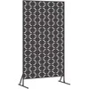 Privatumo žaliuzės Juoda 100 x 50 x 180 cm Plienas