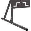 Privatumo žaliuzės 100 x 50 x 180 cm Plienas Juoda