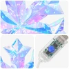 Prizminė irizuojanti LED snaigė Įvairiaspalvis Ø 26 x 25 cm