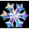 Prizminė irizuojanti LED snaigė Įvairiaspalvis Ø 26 x 25 cm