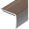 Profiliai laiptams, 15vnt., rudi, 100cm, aliuminis, L formos