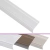 Profiliai laiptams, 15vnt., sidabro, 100cm, aliuminis, L formos