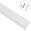 Profiliai laiptams, 15vnt., sidabro, 100cm, aliuminis, L formos