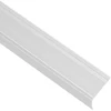 Profiliai laiptams, 15vnt., sidabro, 90 cm, aliuminis, L formos