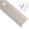 Profiliai laiptams, 5vnt., šampano, 100 cm, aliuminis, L formos