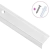 Profiliai laiptams, 5vnt., sidabro, 100 cm, aliuminis, L formos