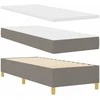 Kiemas lova su galvūgalio Tortora 200 x 80 cm audinys