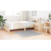 Neslystantis plaukuotas kilimas Pilka 120 x 120 cm PP