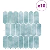 Pūkuota plytelė 10 pcs Žalia 30 x 30 cm Poliuretanas ir PET