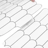 Pūkuota plytelė 20 pcs Balta pilka 30 x 30 cm