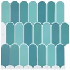 Pūkuota plytelė 20 pcs Mėlyna 30 x 30 cm Poliuretanas ir PET