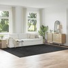 Neslystantis plaukuotas kilimas Tamsiai pilka 240 x 340 cm PP